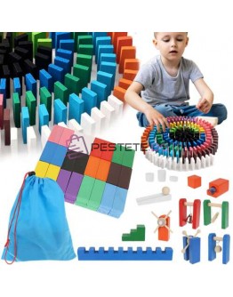 Дървено домино 360 части с торбичка